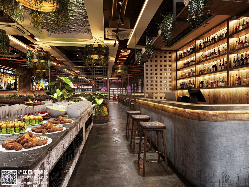 自助燒烤餐廳裝修該怎么設(shè)計？